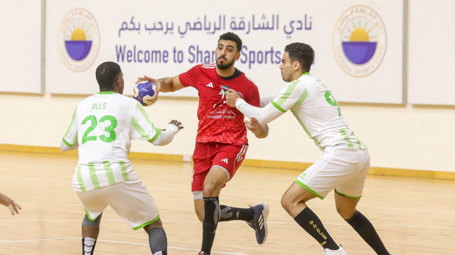 Image for the title: Sharjah beat Dibba Al Hisn 36-25 in handball 