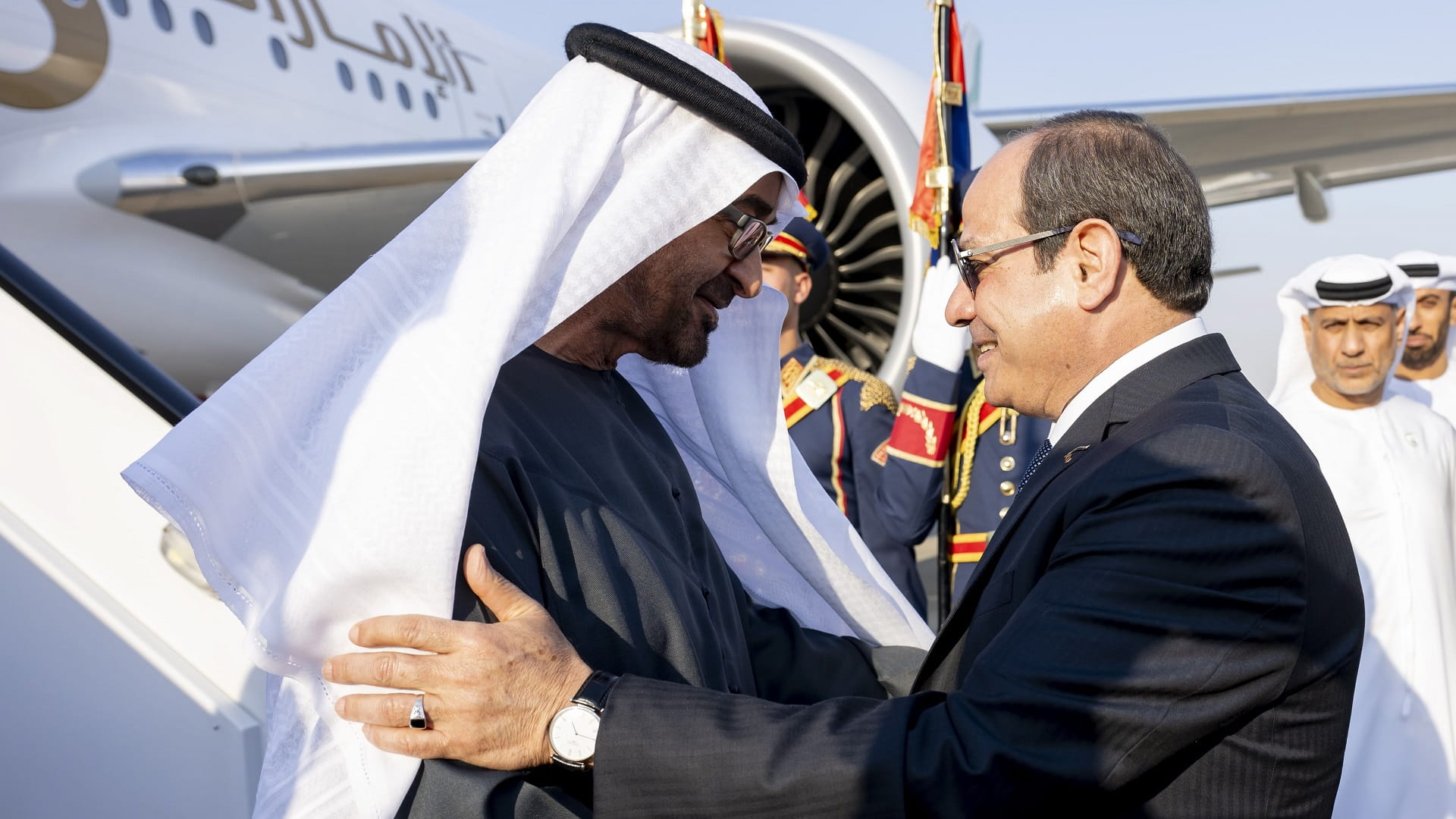 Image for the title: UAE President arrives in Cairo at start of Egypt visit 