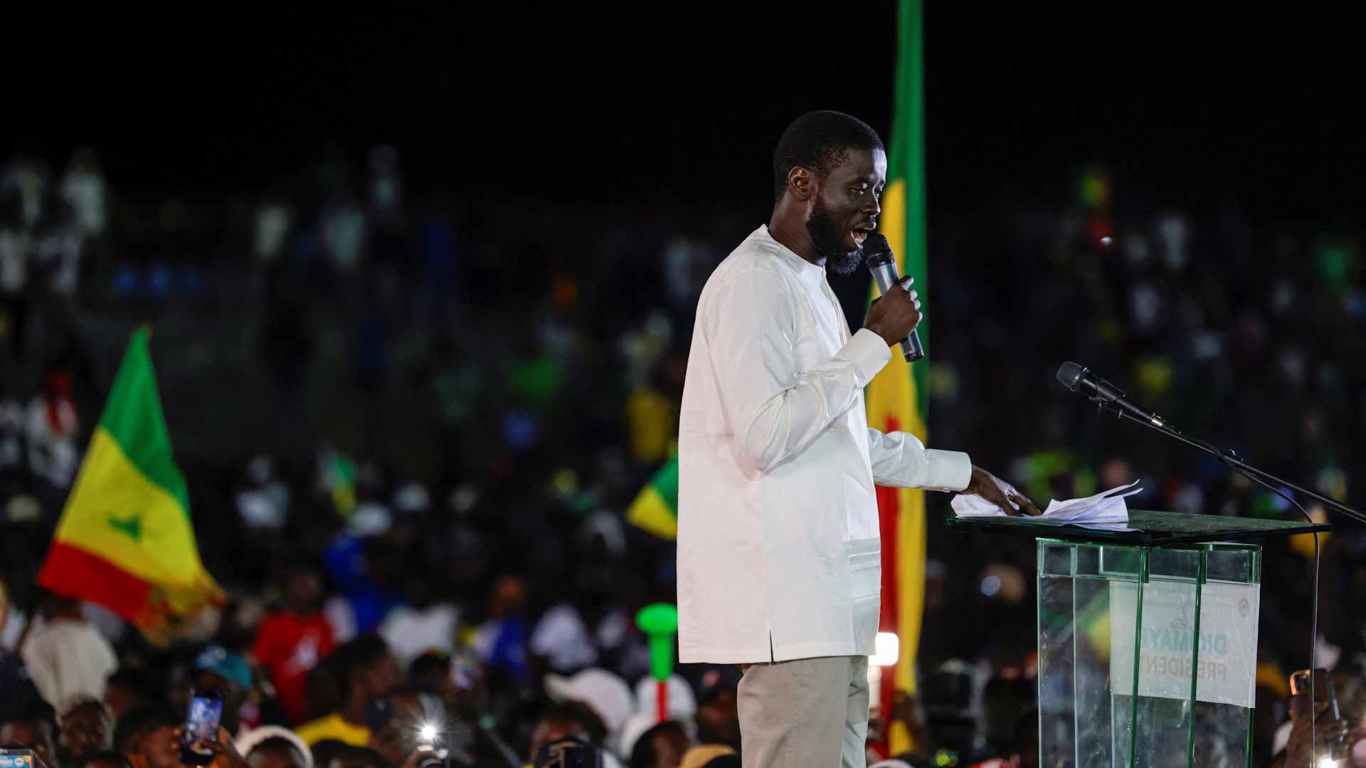 صورة بعنوان: بعد إقرار منافسه بالهزيمة.. فاي يتأهب لإعلان فوزه برئاسة السنغال 