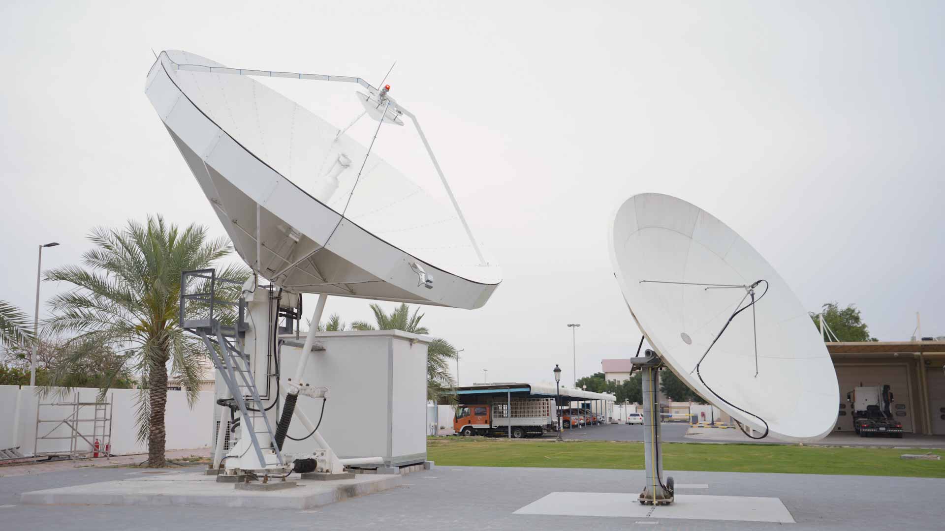 Image for the title: Sharjah Broadcasting Authority Launches Satellite Station 