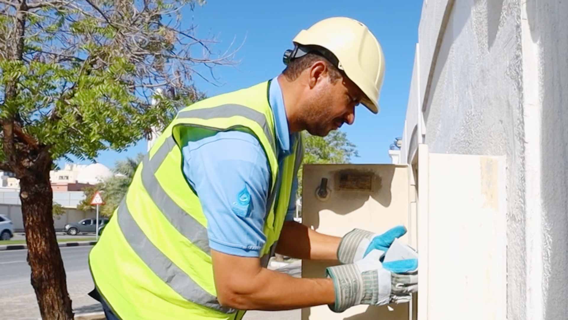 Image for the title: SEWA installs 91,155 smart water meters in various areas 