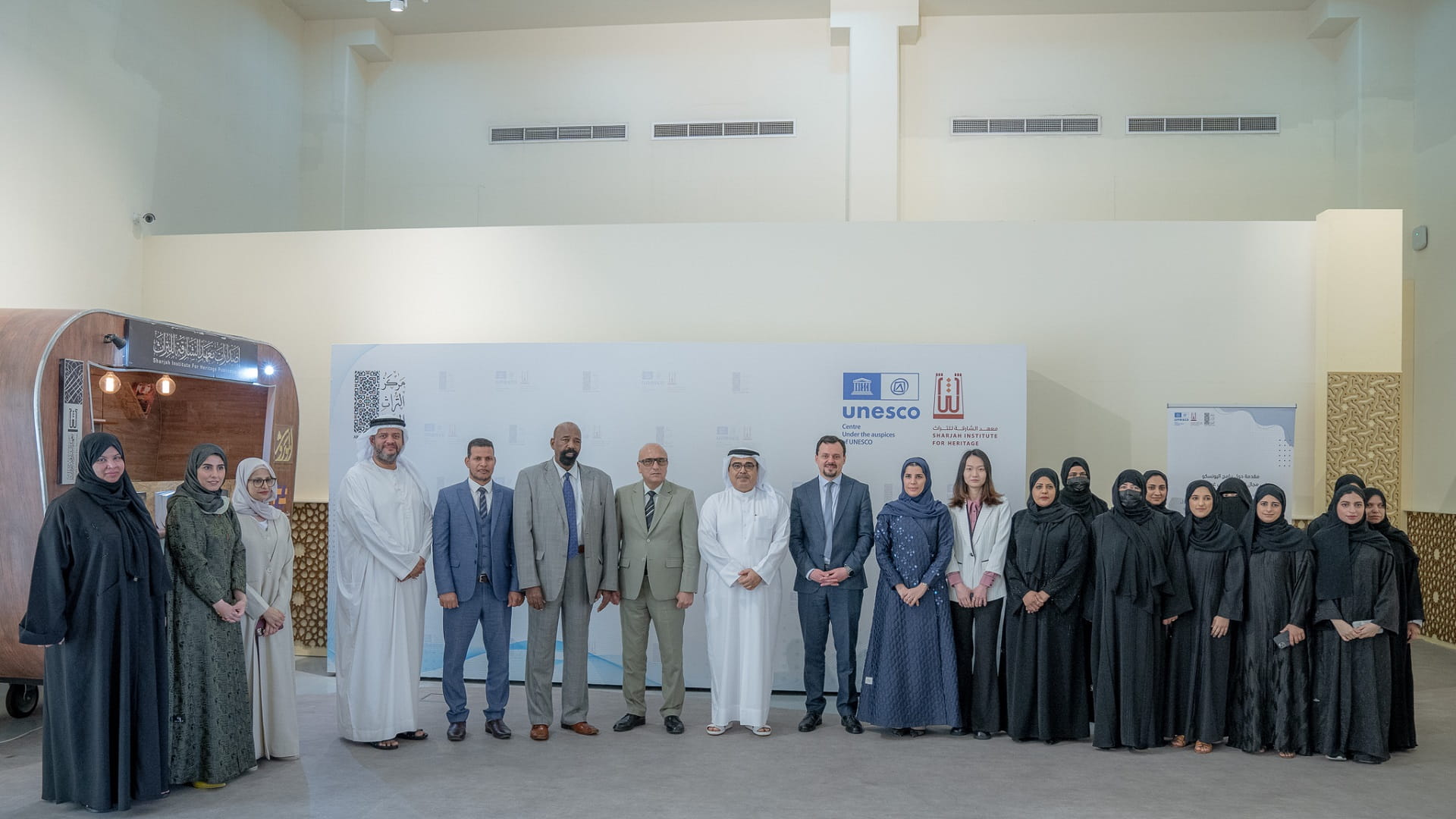 صورة بعنوان: "الشارقة للتراث" يطلق ورشة تدريبية لموظفي "الدولي لبناء القدرات" 