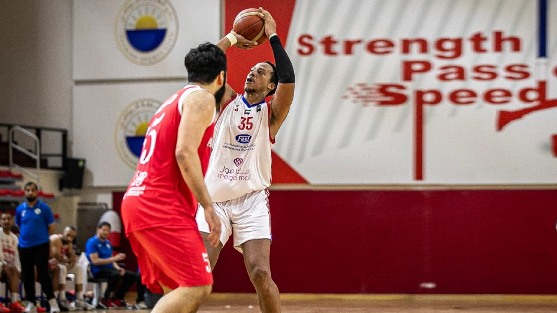 صورة بعنوان: الشارقة يفوز على البطائح في ذهاب الدور التمهيدي لكأس السلة 