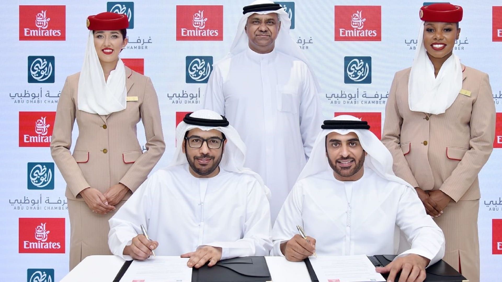 صورة بعنوان: شراكة بين غرفة أبوظبي وطيران الإمارات 