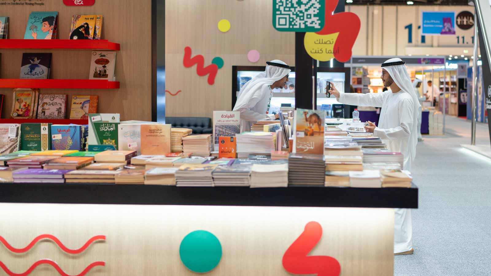 Image for the title: Menassah promotes new Emirati books at book fairs 