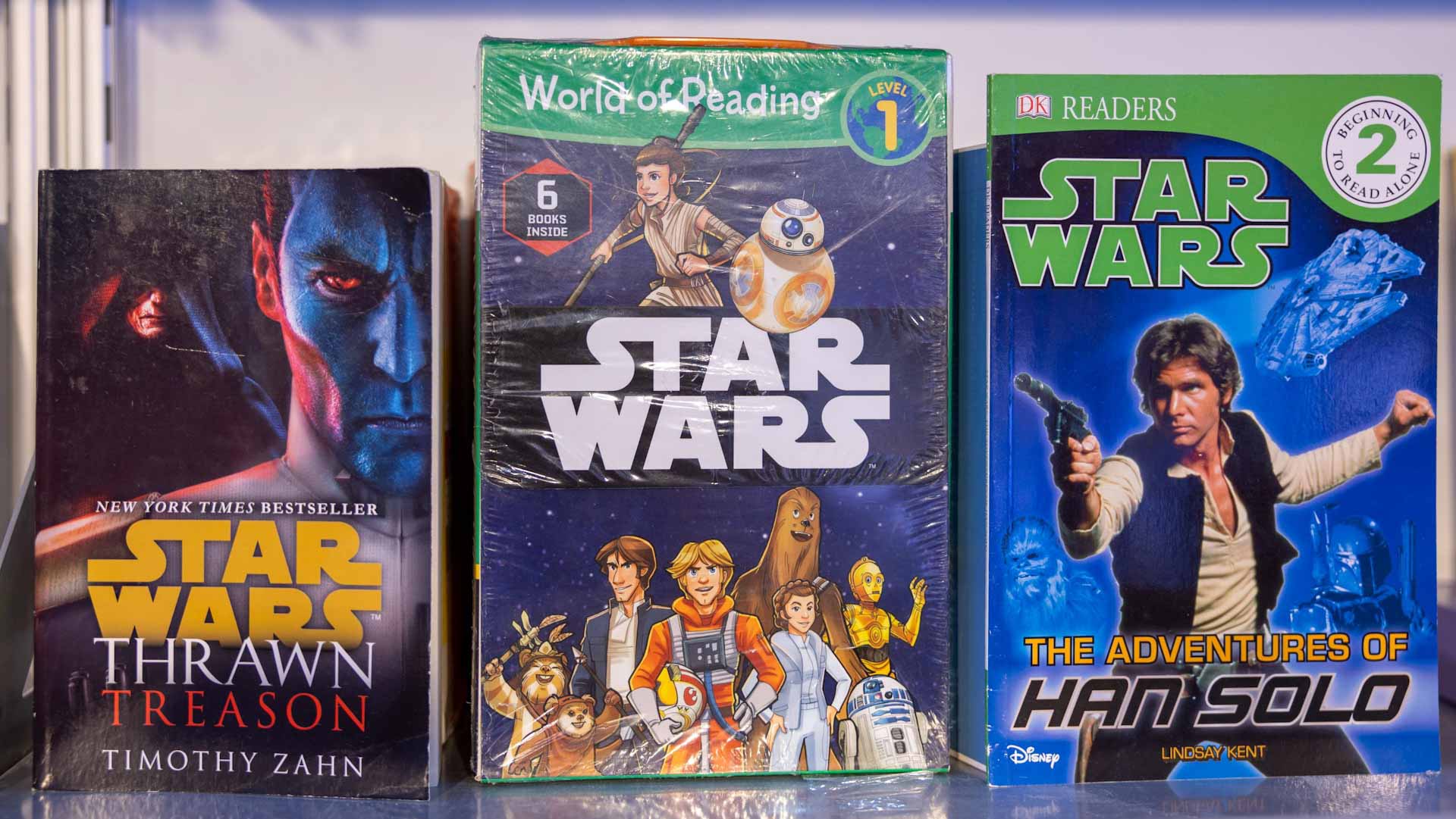 Image for the title: Star Wars fans and booksellers celebrate May 4th at SCRF 