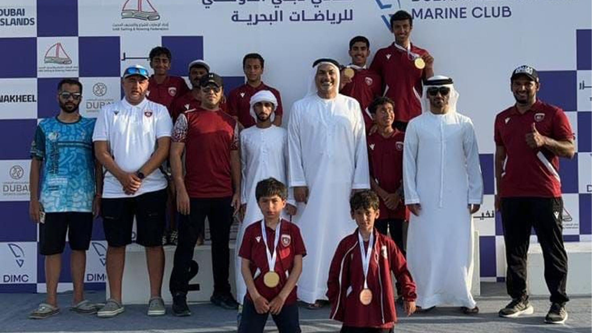 Image for the title: Al Hamriyah Sailing Team wins 3 gold medals in UAE Championship 