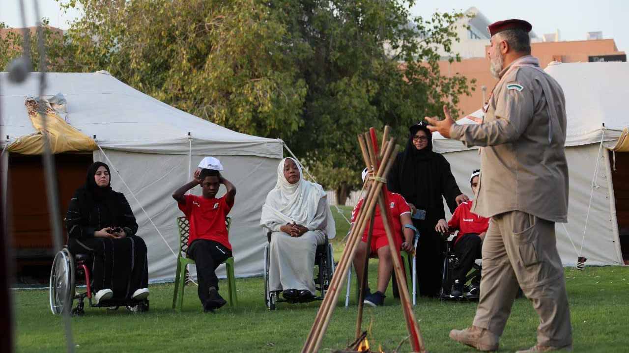 Image for the title: Al Thiqah Club prepares scouts for Sheikh Sultan Al Qasimi Award 