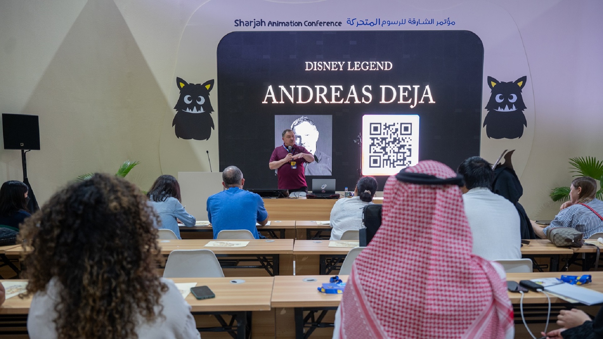 صورة بعنوان: مصمم شخصية الأسد الملك يكشف أسراره لمؤتمر الشارقة للرسوم المتحركة 