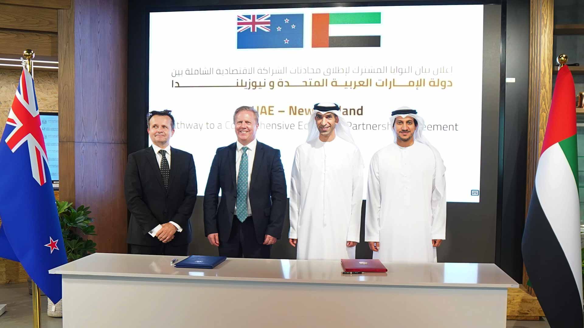 صورة بعنوان: الإمارات ونيوزيلندا تطلقان مفاوضات للتوصل إلى اتفاق اقتصادي شامل 