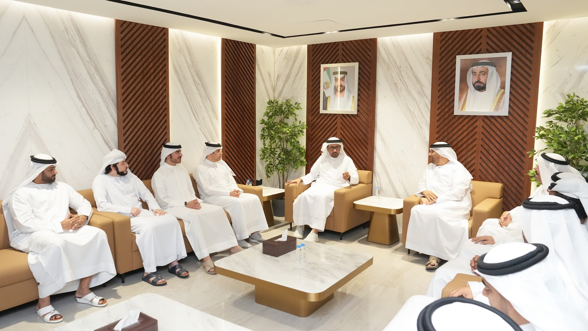 Image for the title: Al Hajeri visits Sharjah Sports Council  