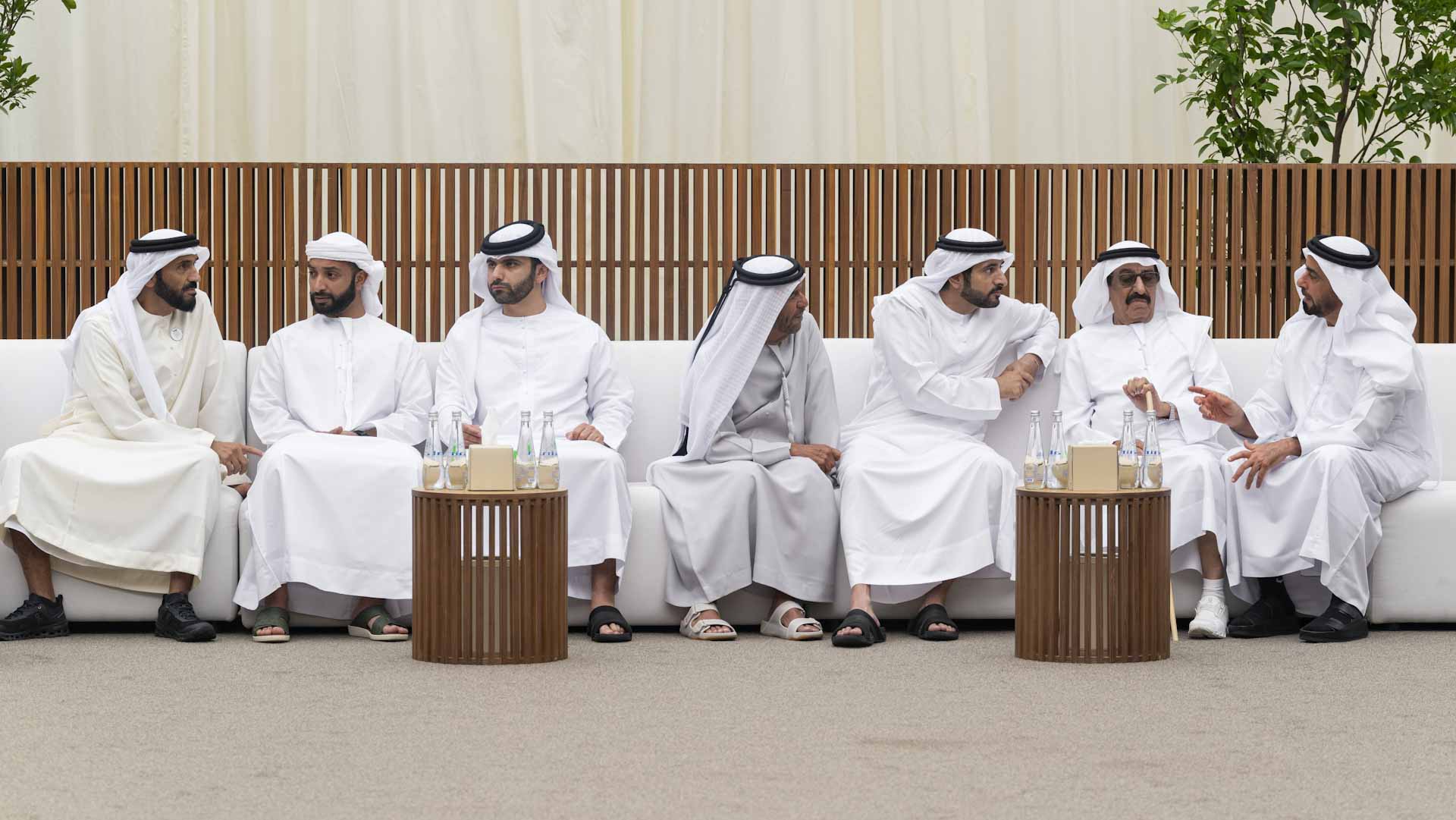 Image for the title: Dubai CP, Sheikhs condoles over passing of Sheikh Hazza 
