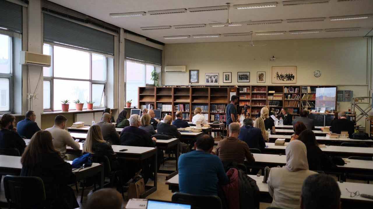 Image for the title: Arab, Greek scholars exchange poetry experience at TIBF 