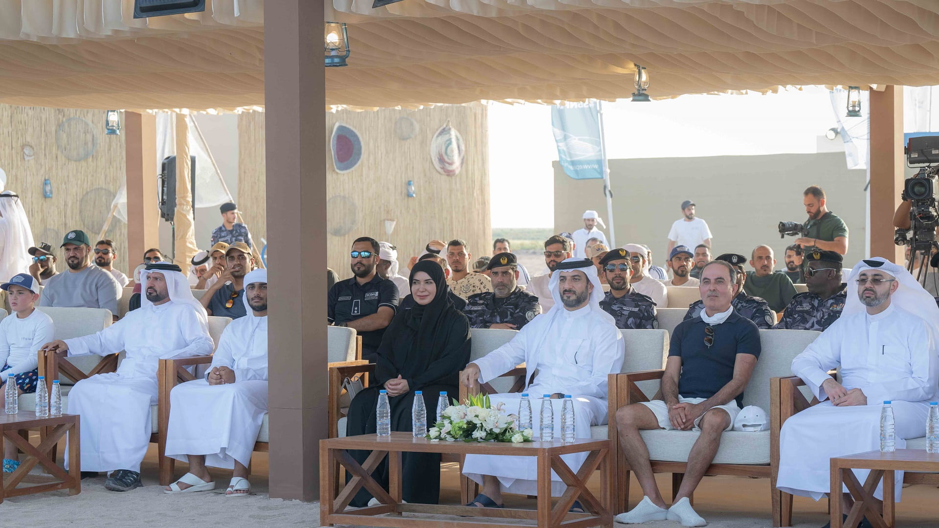 Image for the title: Sultan bin Ahmed graces Sir Bu Nair 24 finale 