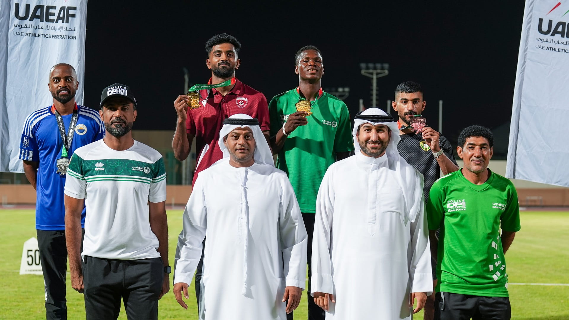 Image for the title: Al Hamriyah athletics team wins six medals at UAE Cup 