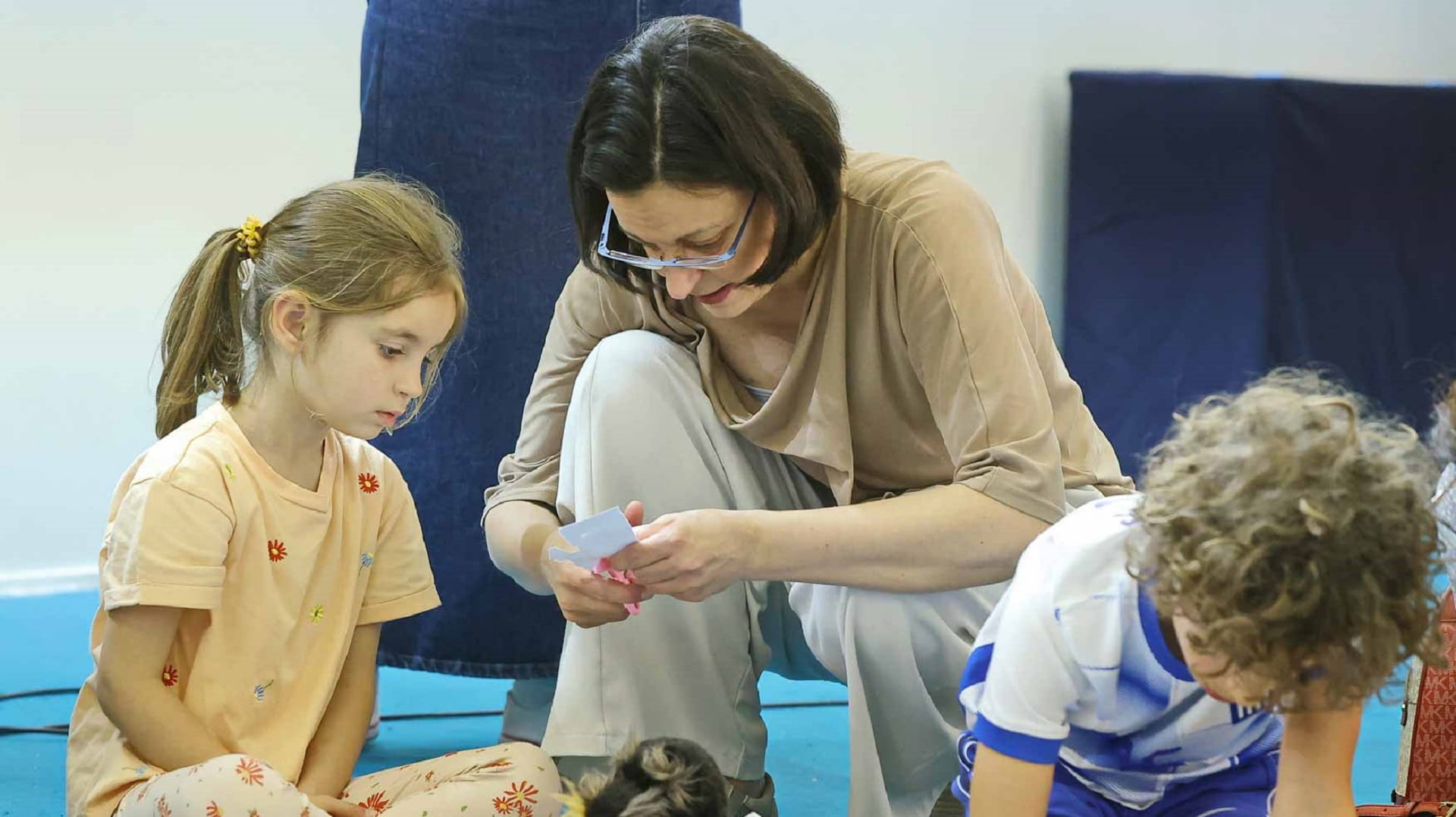 Image for the title: Children's imaginations unleashed at Sharjah's pavilion at TIBF 