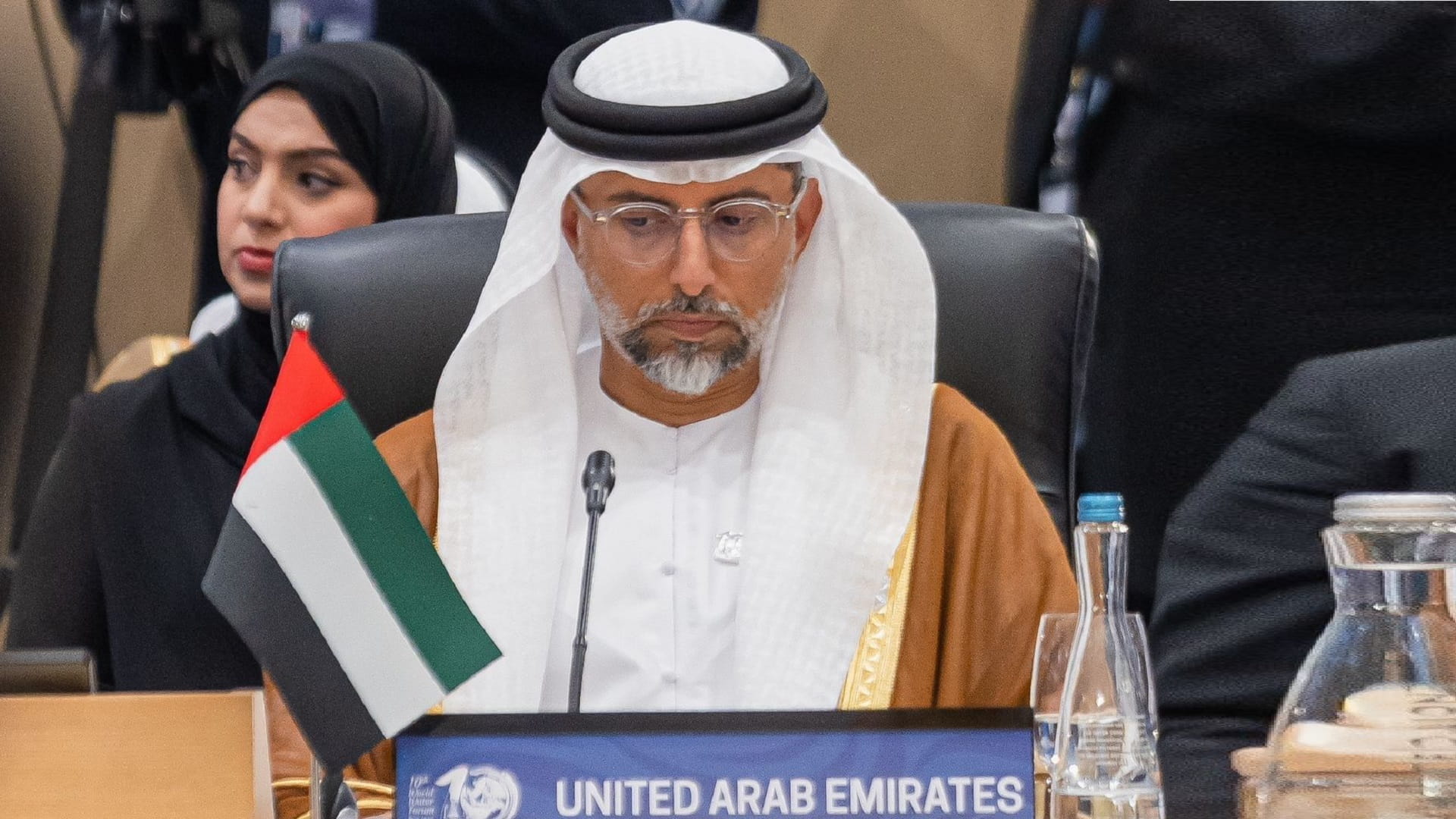 Image for the title: Al Mazrouei heads UAE deleg. to World Water Forum in Indonesia 