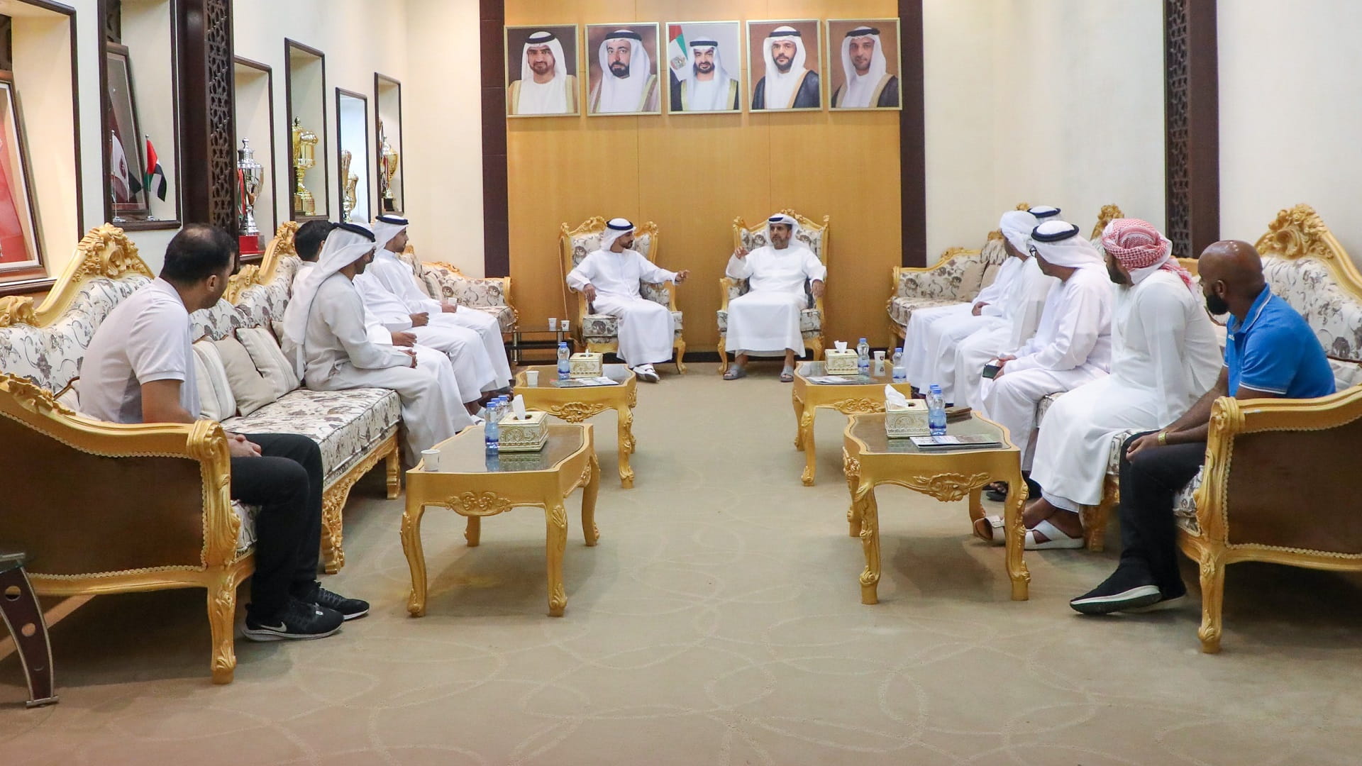 Image for the title: Al Hamriyah Club seeks to develop ties with Cycling Federation 