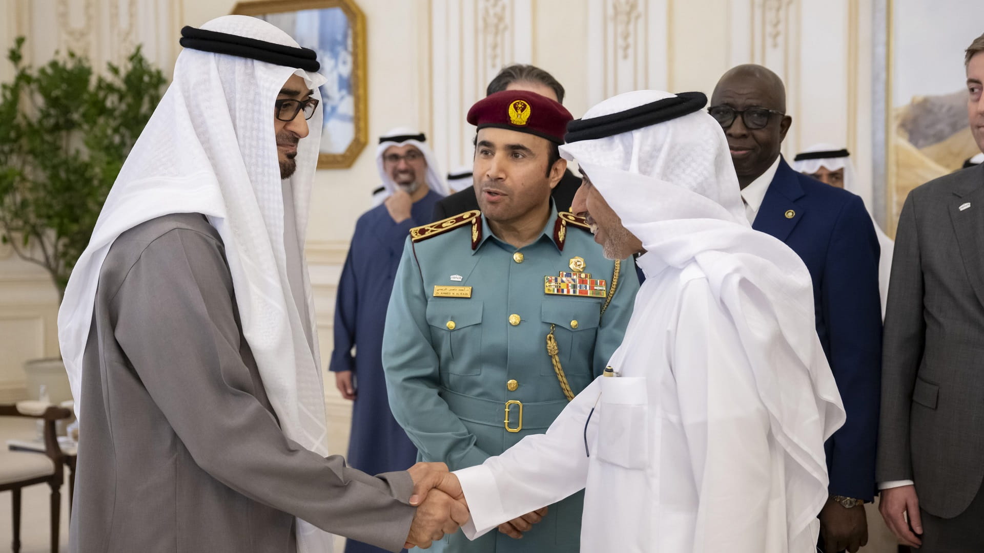 Image for the title: UAE President welcomes participants of ISNR Abu Dhabi 2024 