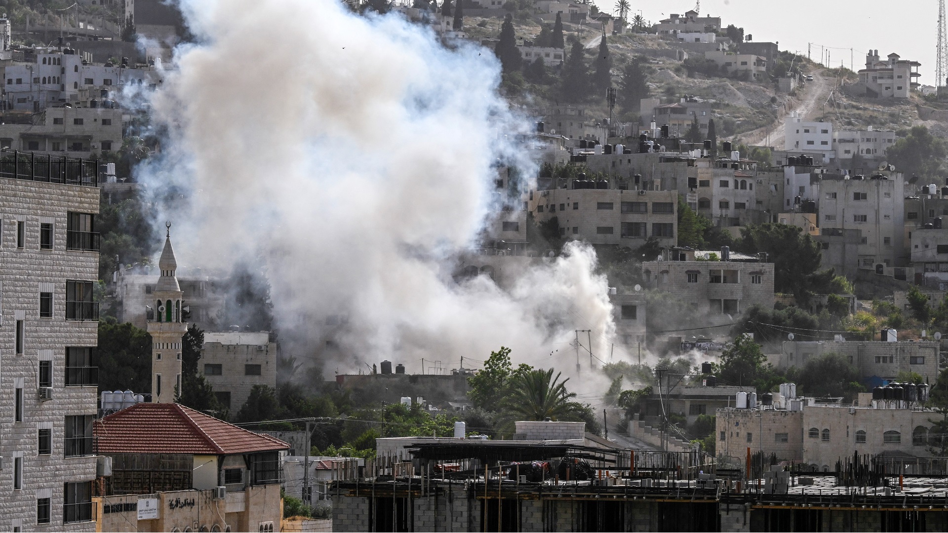 Image for the title: 7 Palestinians killed, 19 injured in Israeli raid in West Bank 