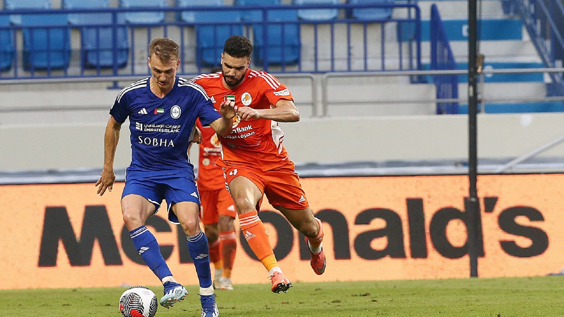Image for the title: Al Nasr and Ajman Draw in ADNOC Professional League 
