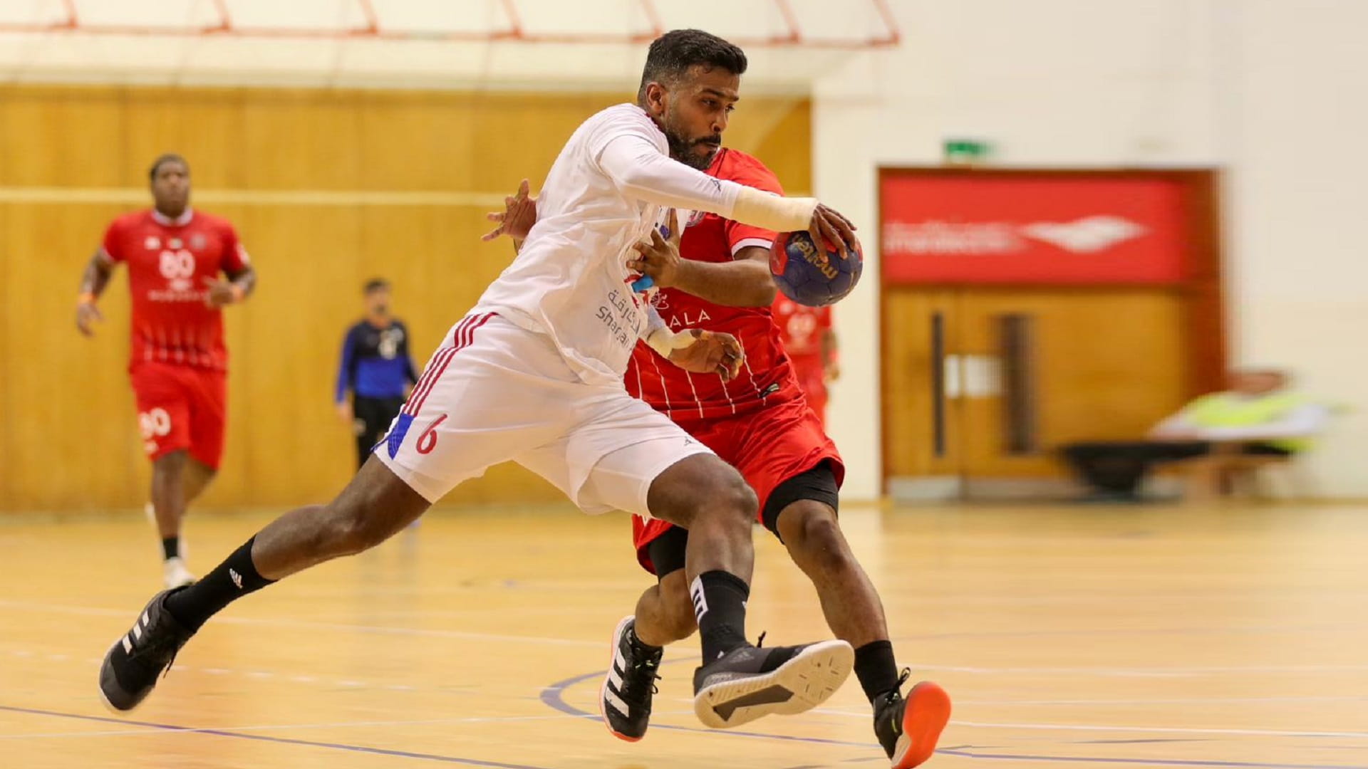 Image for the title: Sharjah vs. Shabab Al Ahli in President's Handball Cup Final 