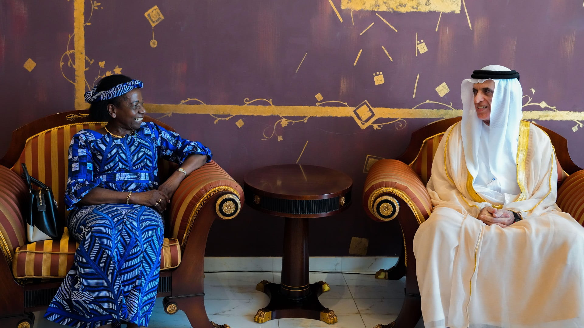 Image for the title: RAK Ruler receives Ambassador of Congo 