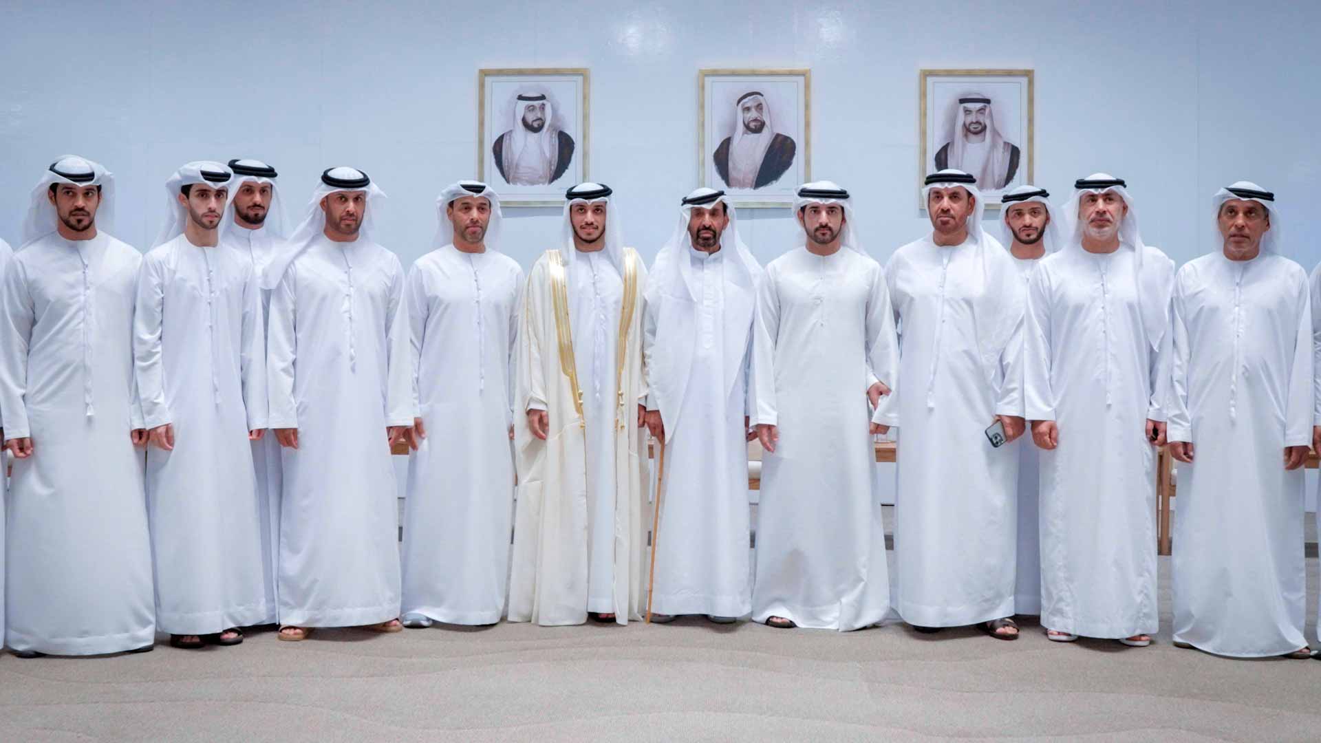 صورة بعنوان: حمدان بن محمد يحضر أفراح القبيسي والمنصوري 