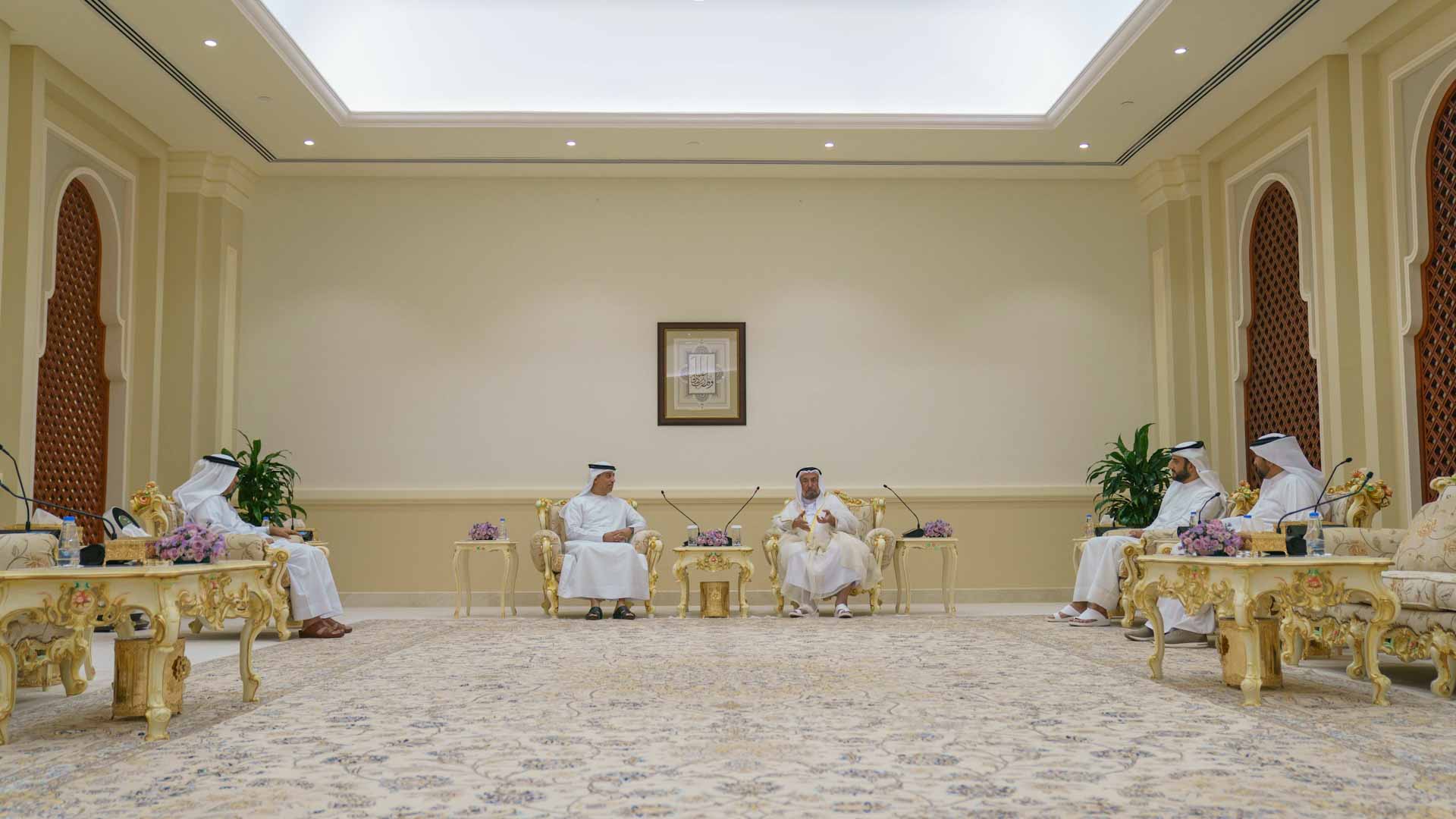Image for the title: Sharjah Ruler reviews Ministry of Education’s plans 