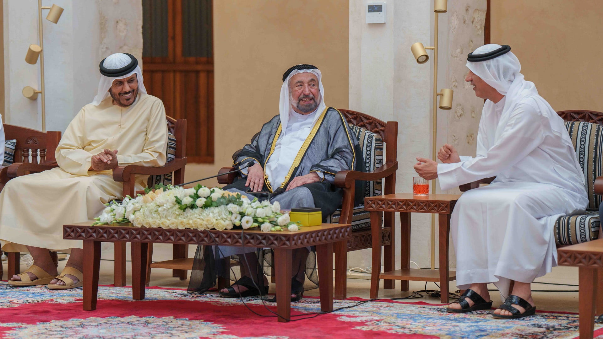 Image for the title: Sharjah Ruler visits Al Hira Literary Council 