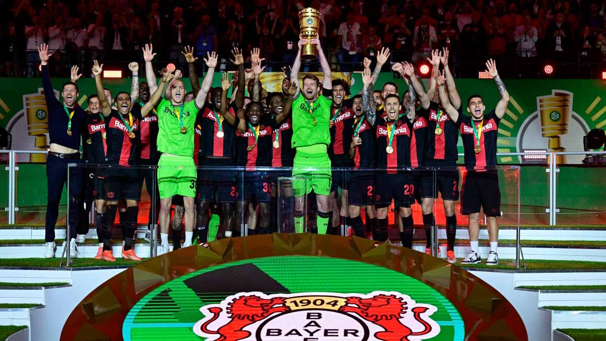 صورة بعنوان: باير ليفركوزن يحقق الثنائية المحلية في نهائي كأس ألمانيا 