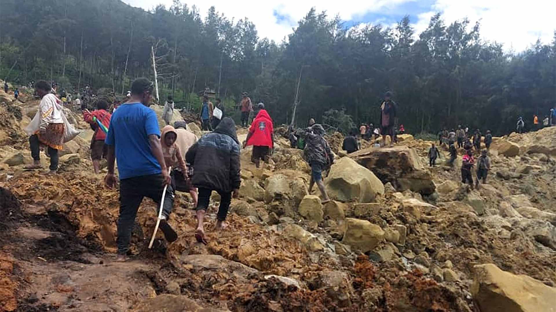 صورة بعنوان: في رصد أممي.. انزلاق تربة في بابوا غينيا يقتل 670 شخصاً 