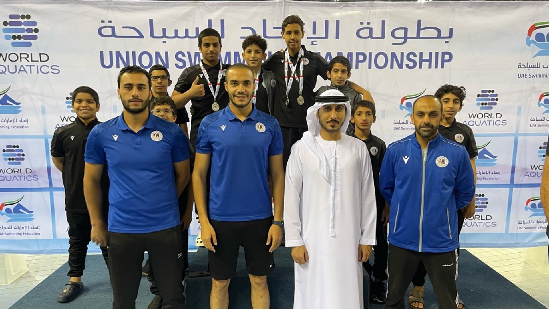 صورة بعنوان: سباحو نادي مليحة يحققون إنجازاً مبهراً في بطولة الاتحاد للسباحة 