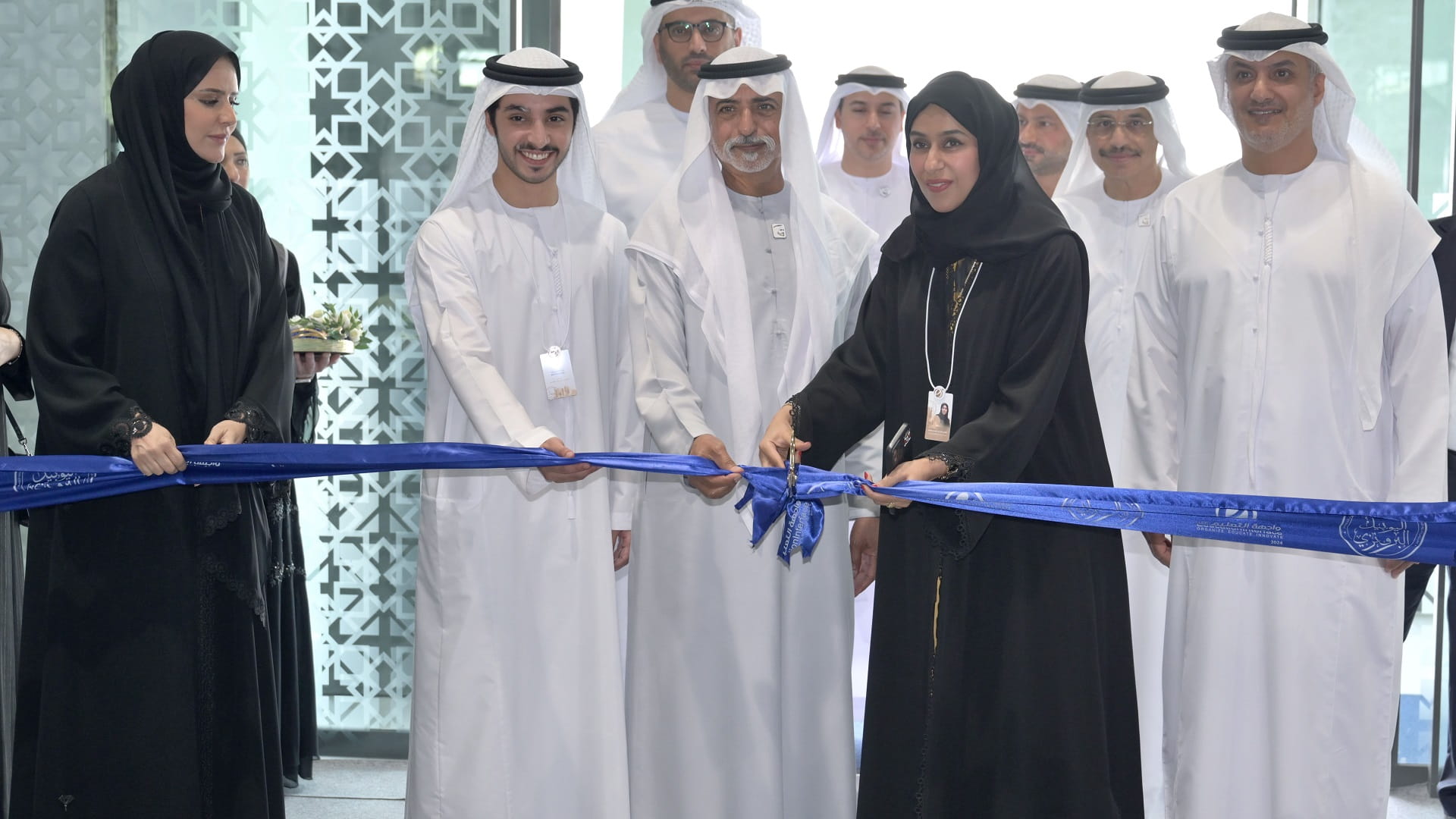 Image for the title: Nahyan bin Mubarak inaugurates Education Interface Exhibition 