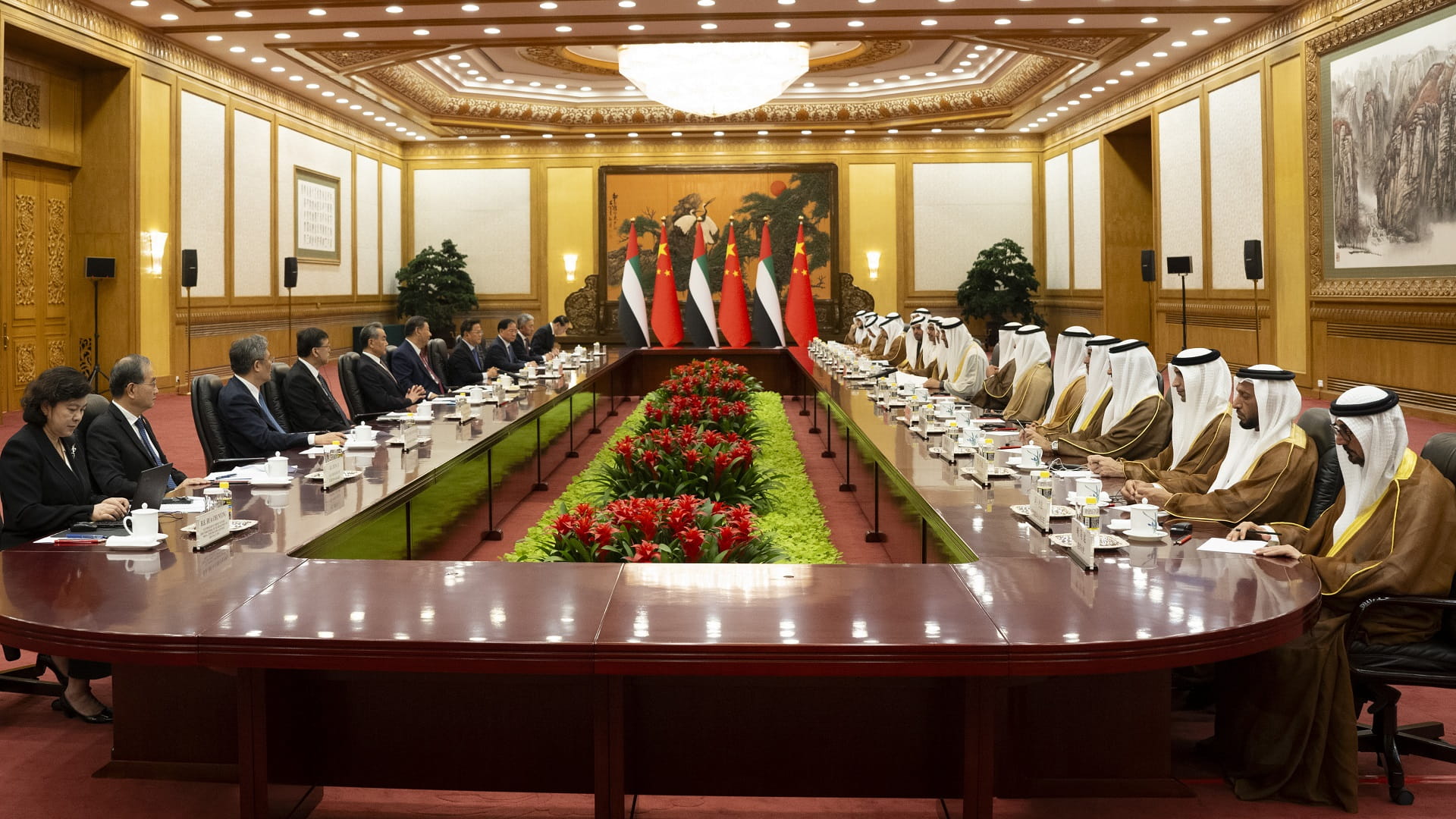 Image for the title: UAE, China Presidents meet in Beijing to discuss strategic ties 