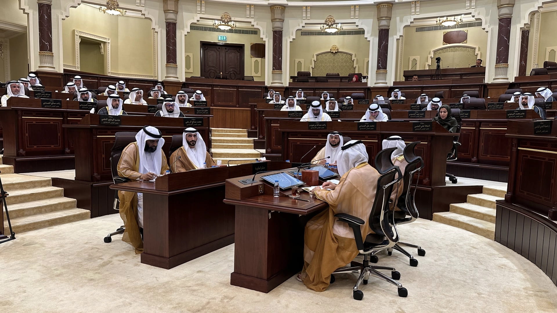 Image for the title: Jamila Al Shamsi: SCC discusses policies of Islamic Affairs Dept. 