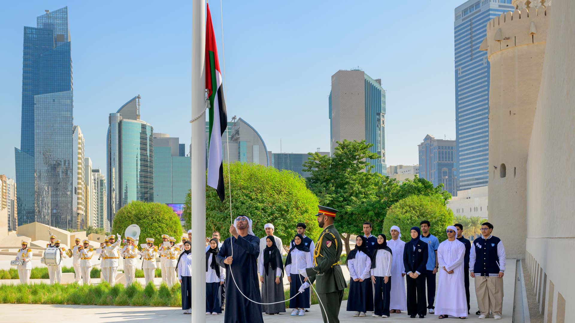 UAE President marks Flag Day at Qasr Al Hosn in Abu Dhabi 