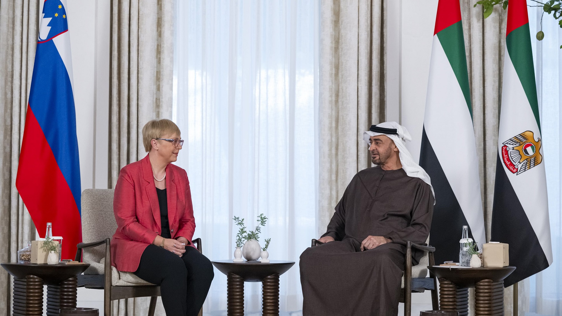 UAE and Slovenian Presidents discuss bilateral cooperation