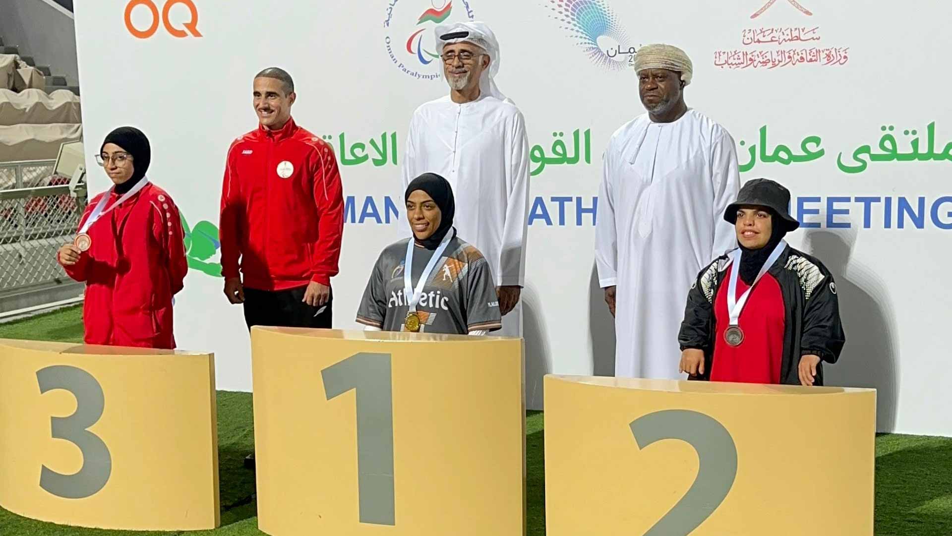 KCD claims 11 medals on Day One of Oman Para-Athletics