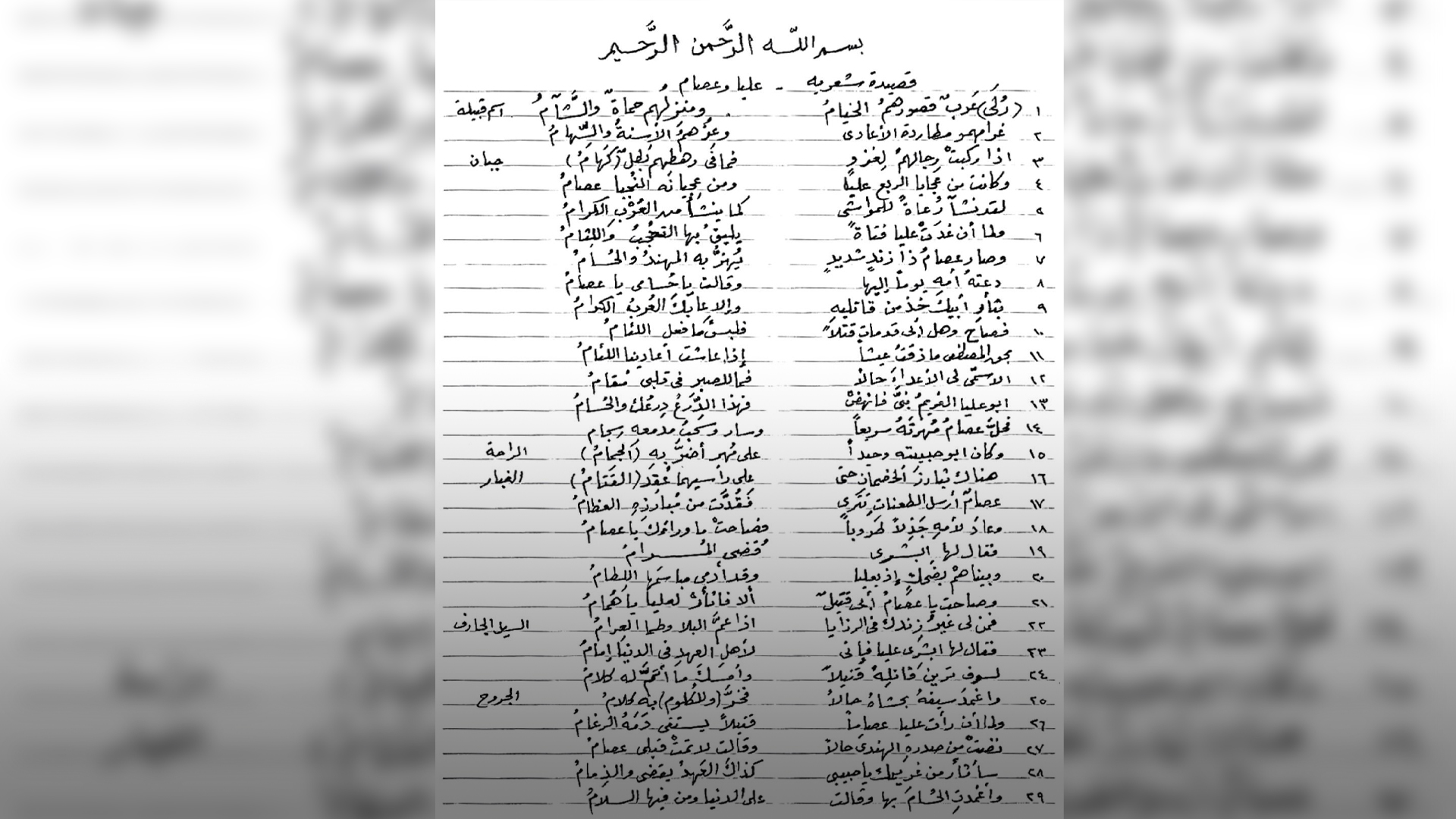 حاكم الشارقة يكتب: حكاية قصيدة