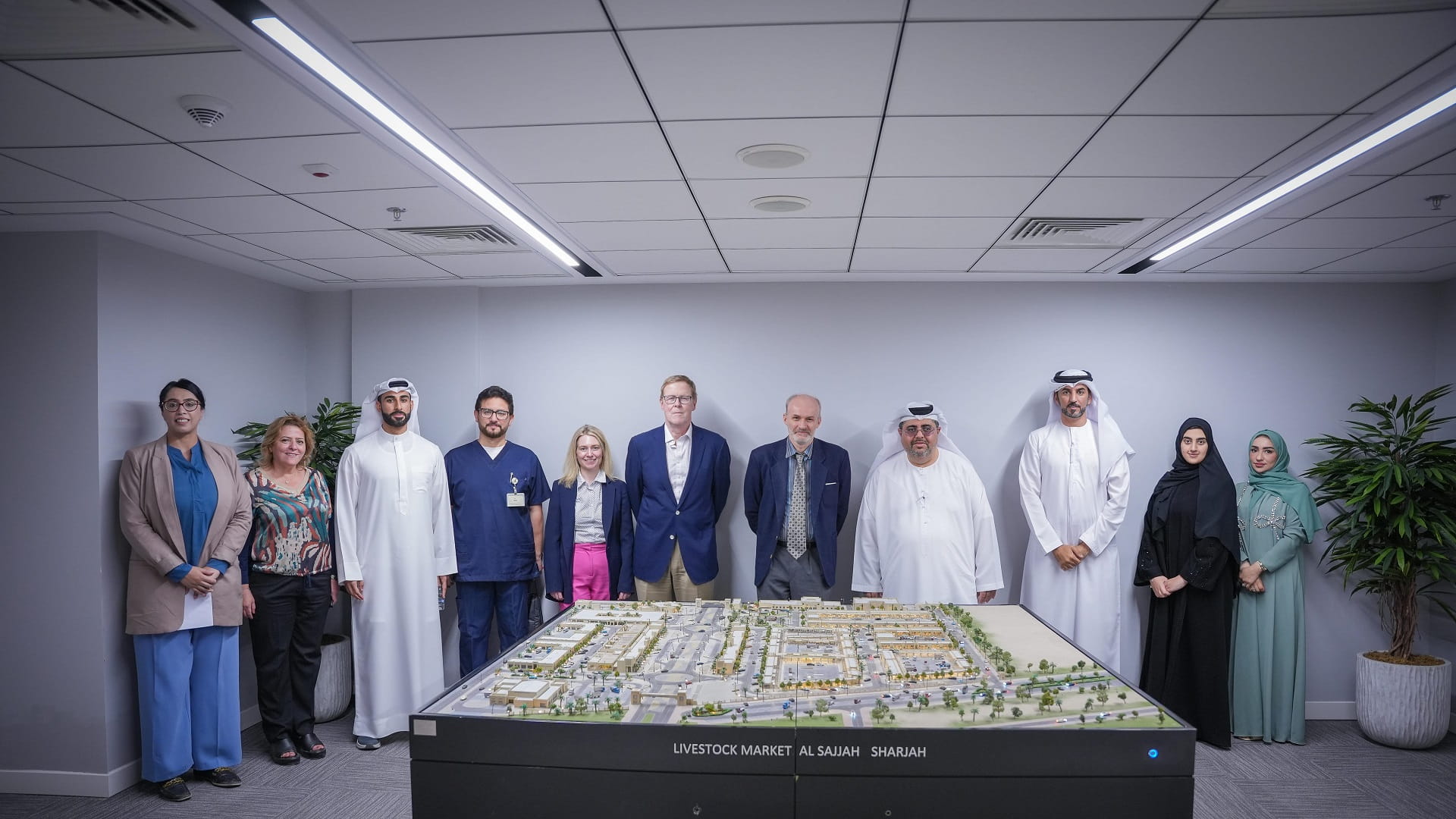 Sharjah Livestock Market receives a delegation from UoL 