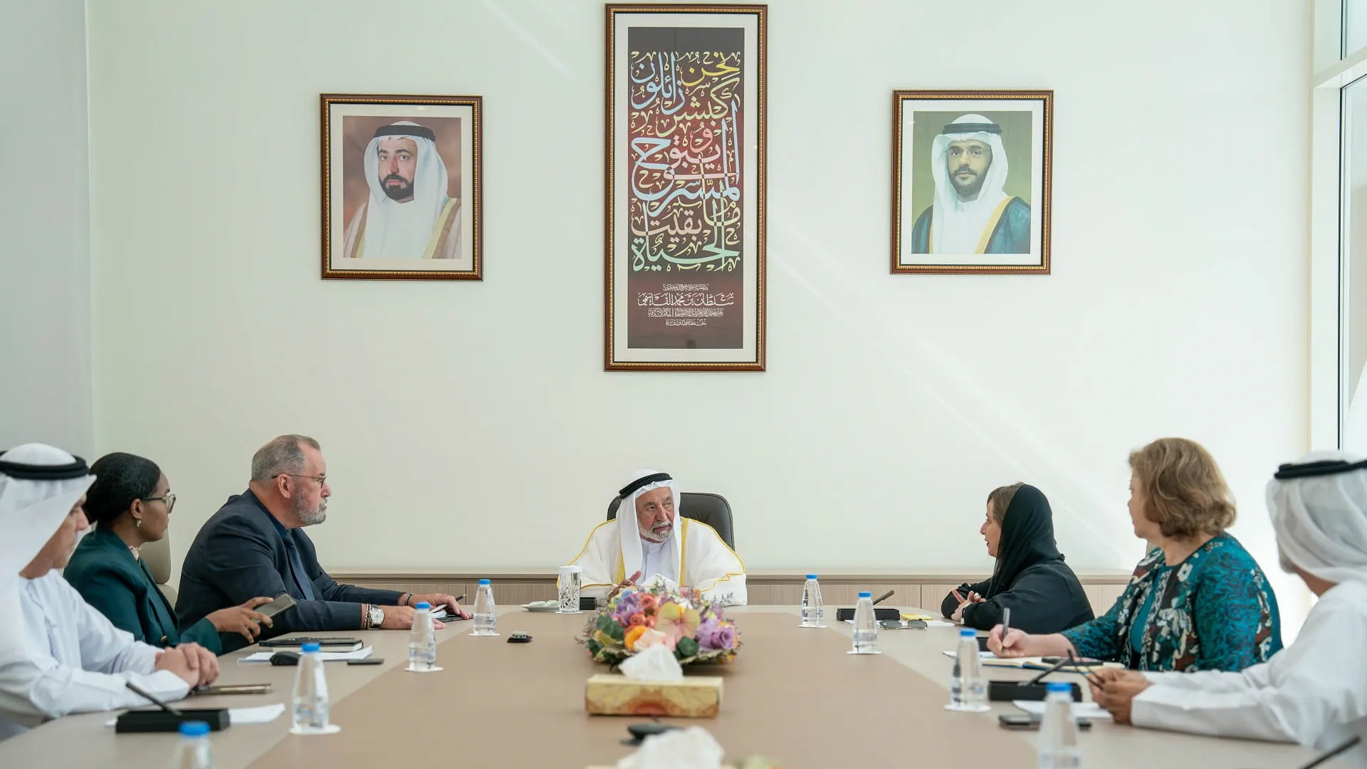 Image for the title: Sharjah Ruler chairs meeting of Performing Arts Academy  