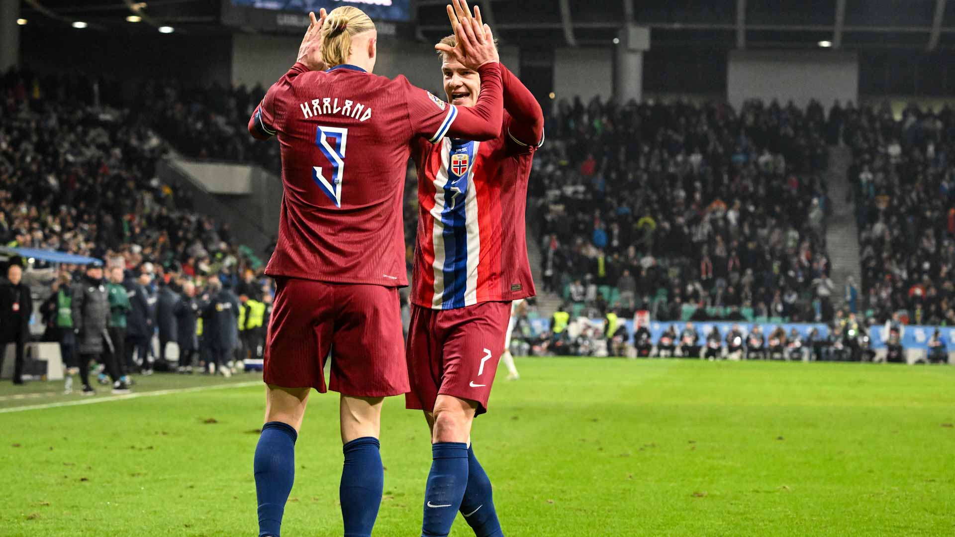 Image for the title: Norway triumphs over Slovenia in UEFA showdown 