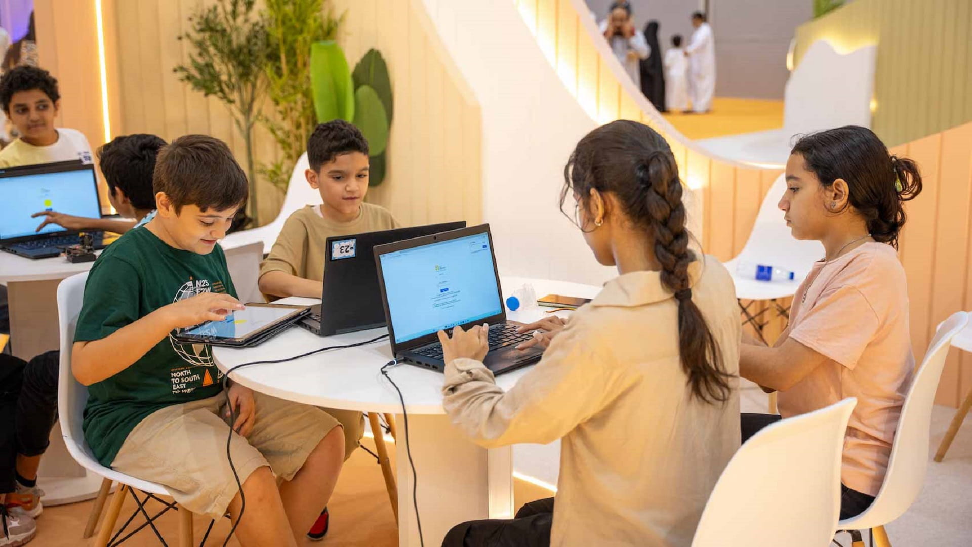 Image for the title: Young minds explore IoT innovation and smart systems at SIBF 