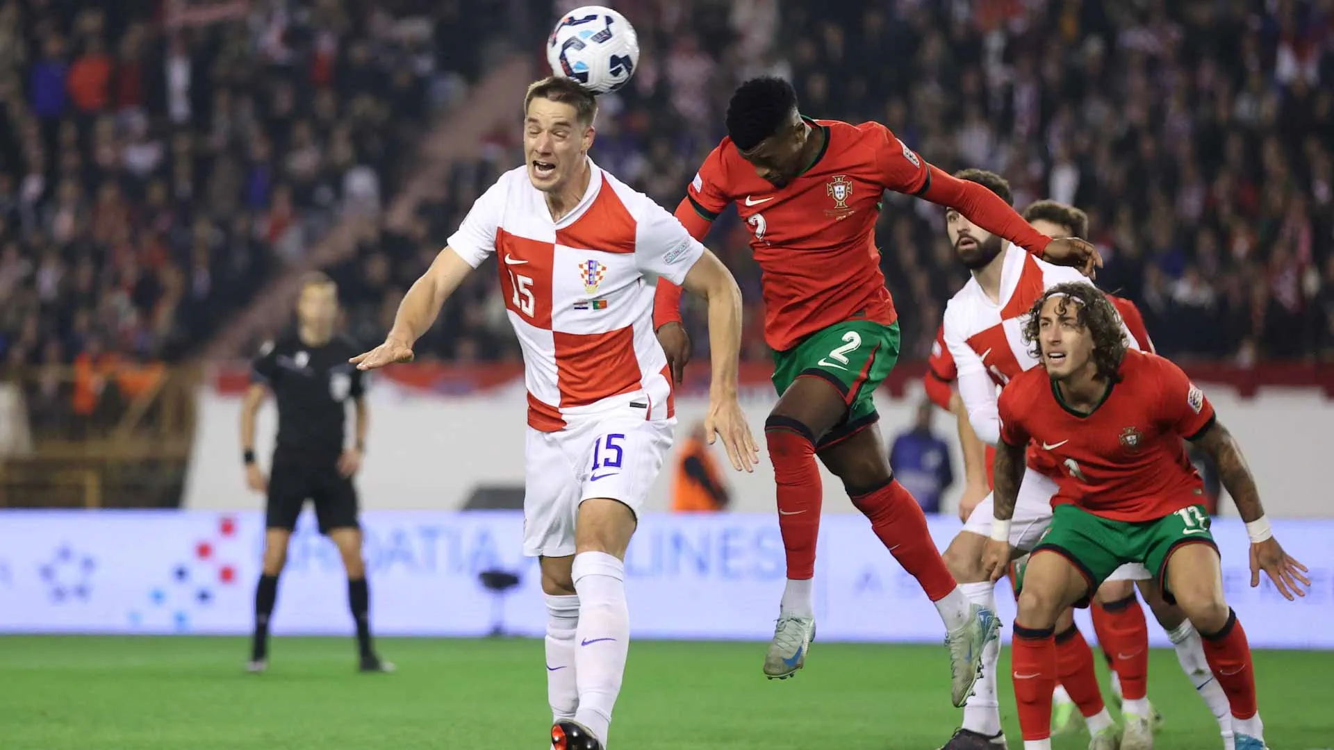 Image for the title: Croatia draws with Portugal in UEFA Nations League 