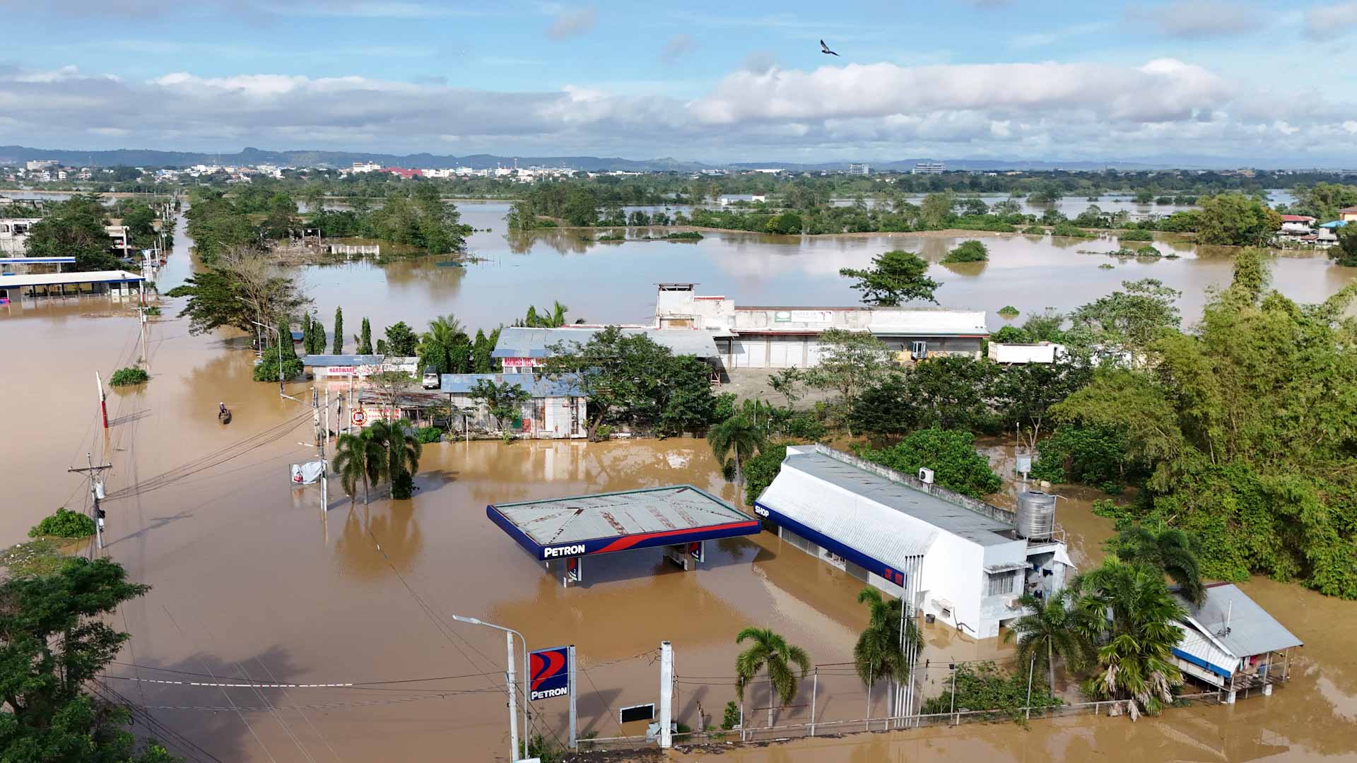 Image for the title: Thousands of homes in northern Philippines flooded 