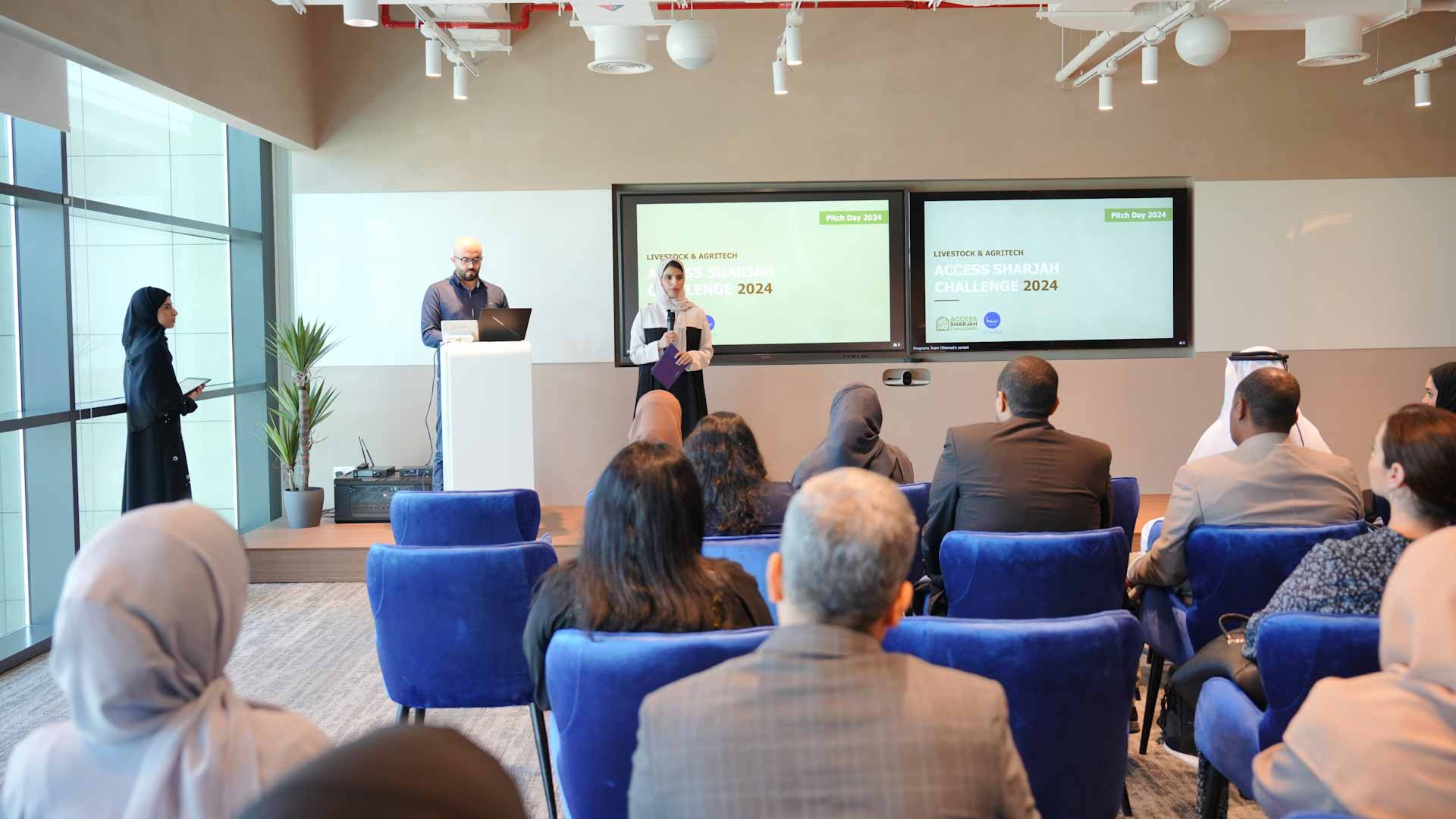 Image for the title: 11 startups compete for AED 500,000 in Sheraa's ASC Pitch Day 