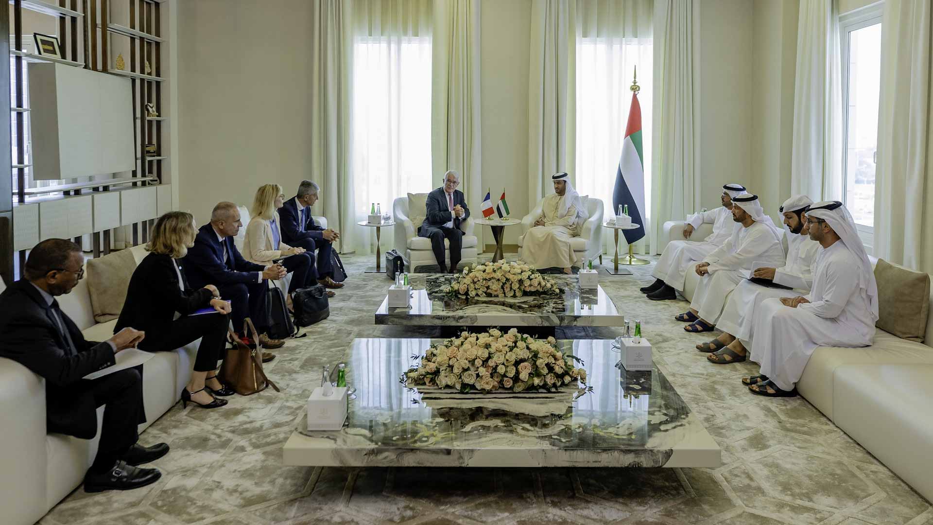 النائب العام للدولة يبحث التعاون القضائي مع المدعي العام الفرنسي 