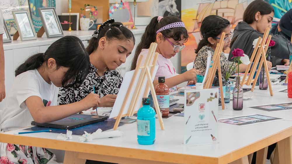 Sharjah Children's artistic creations support TBAF 