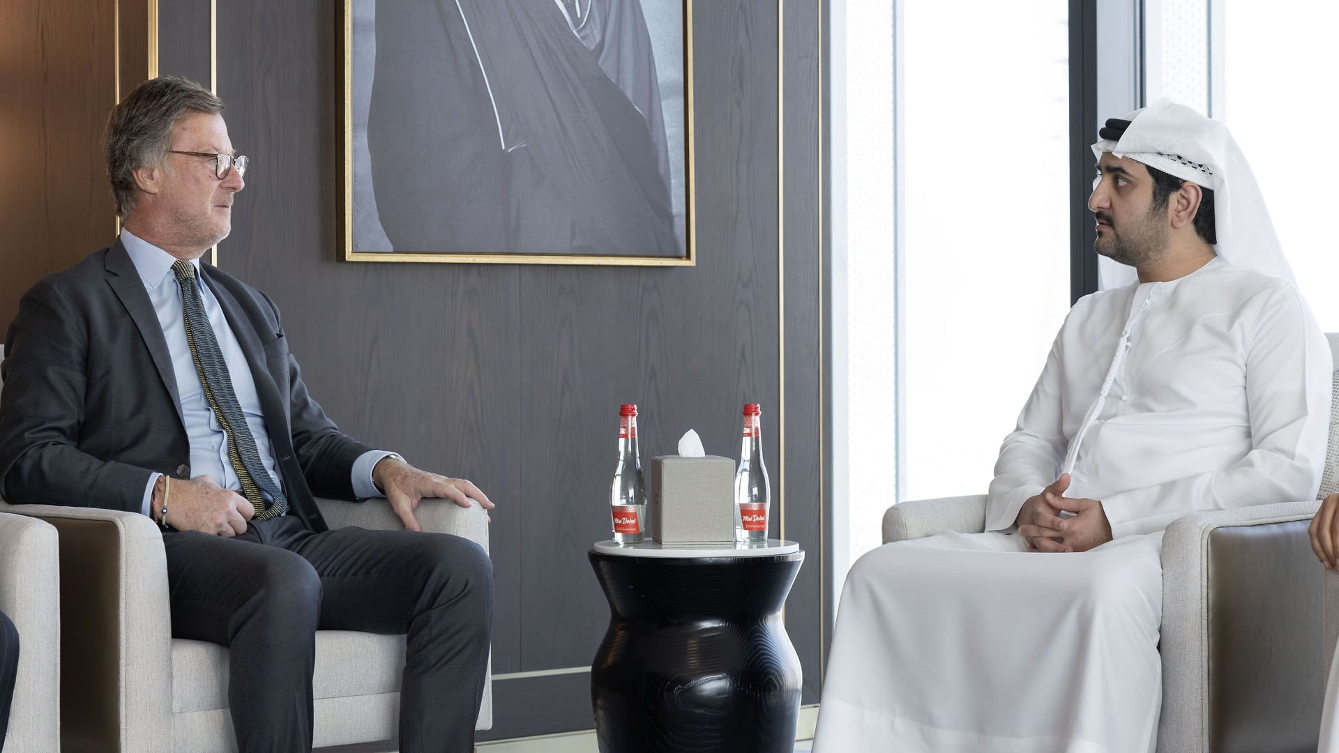 Maktoum bin Mohammed meets with Chairman, CEO of Accor Group